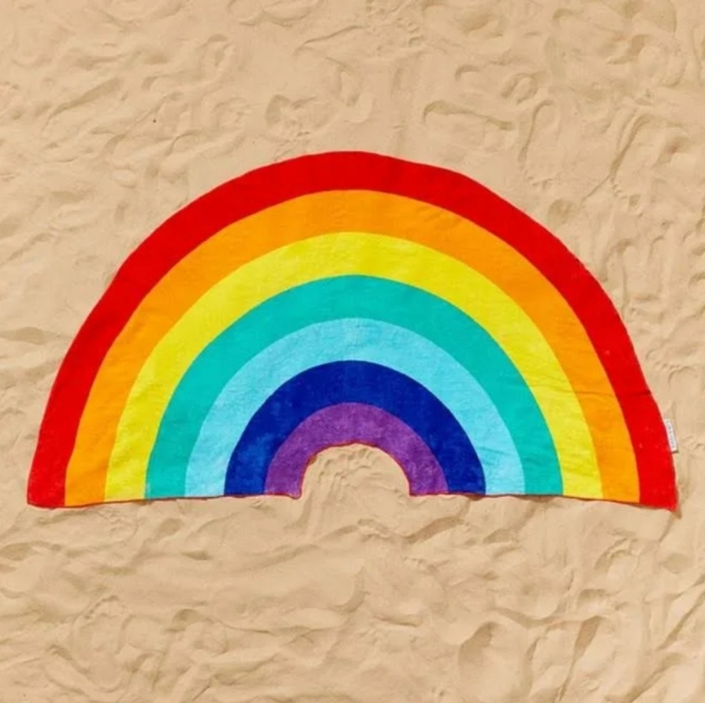 Sunnylife, Rainbow Shaped Beach Towel